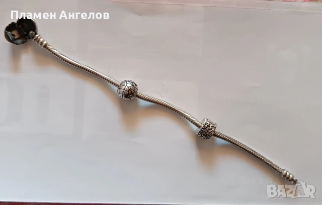 Сребърна гривна Pangora Moments ALE S 925. , снимка 3 - Гривни - 53116828