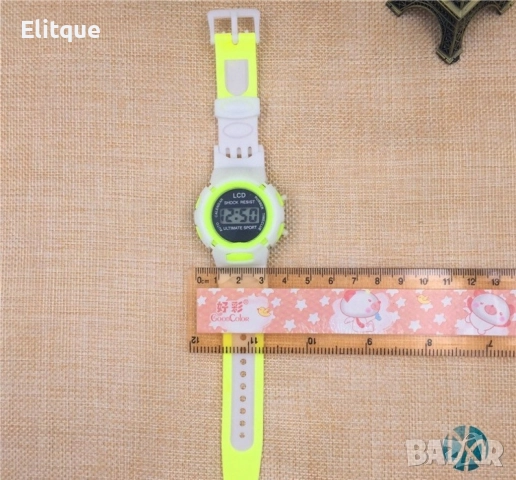 Ултра лек и мек детски ръчен часовник за момчета и момичета син или розов., снимка 5 - Детски - 52800038