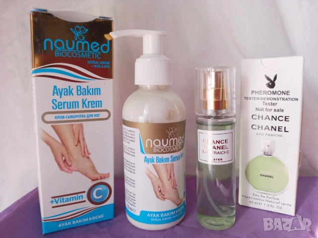 Промо комплект 993 - парфюм Chance Chanel 45 ml. и серум за крака