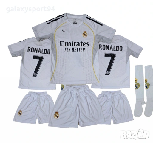 Екипи за деца Ямал, Роналдо, Мбапе сезон 2026 Тениска + шорти, снимка 4 - Футбол - 53576693