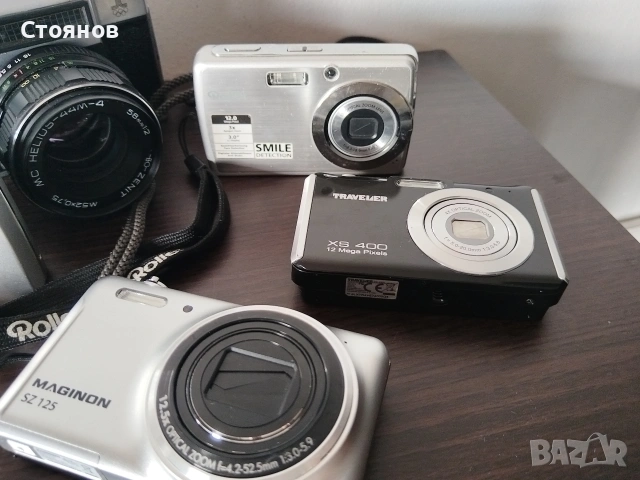 Разменям дигитални фотоапарати за Руски лентови ZENIT, с обективи. , снимка 9 - Фотоапарати - 53614718