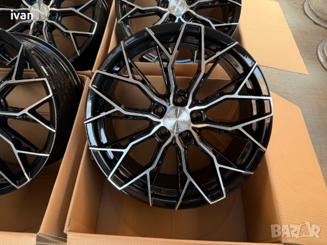 4 бр. чисто нови алуминиеви джанти Monaco 19" 5x114.3 , централен отвор 64.1 , ET40, 8,5J, снимка 2 - Гуми и джанти - 53873058