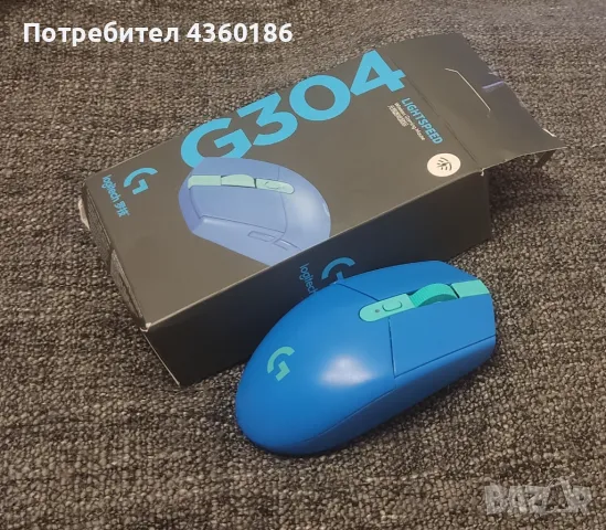 Logitech G304 , снимка 2 - Клавиатури и мишки - 48708397