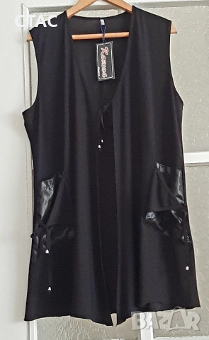 Нова,елегантна рокля,за сезона и нов еластичен елек, снимка 2 - Рокли - 51574447