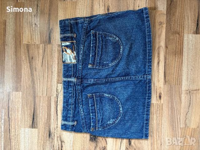 Дънкова пола Clockhouse, снимка 4 - Поли - 53387019