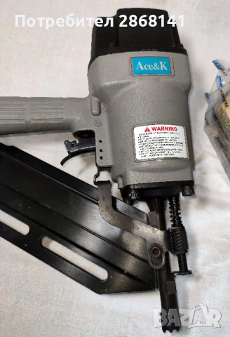 Ace&K Пневматичен такер за пирони 50-90 мм произведен във UK, снимка 3 - Такери - 53431490