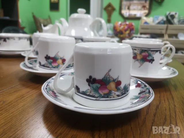 Сервиз за чай и кафе Английски порцелан Royal Doulton, Autumn glory., снимка 10 - Сервизи - 48935035