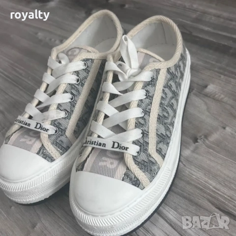 Dior Oblique Нови Дамски Маратонки 36-40 Номер Реални Снимки 