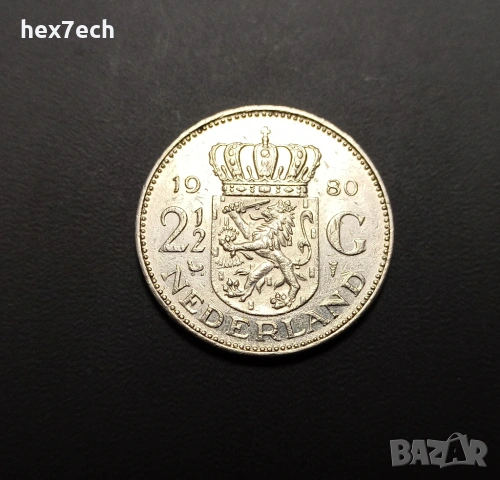 ❤️ ⭐ Холандия 1980 2 1/2 гулдена ⭐ ❤️