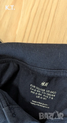 Лот памучни пролетни дрешки h&m 122-128 6-8 години за момче, снимка 6 - Детски комплекти - 54004209