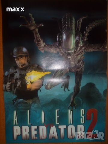 PC mania плакат Juri's Revenge, Aliens vs Predator 2, снимка 2 - Други ценни предмети - 45508388