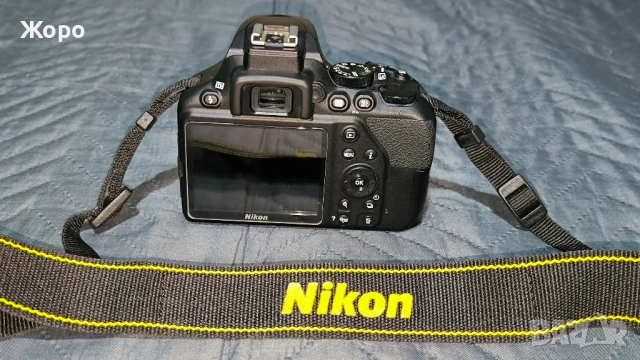 Фотоапарат Nikon D3500 + обектив Nikkor AF-S DX 55-300mm, снимка 2 - Фотоапарати - 53398210