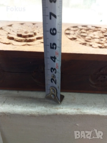 Стара дървена кутия за бижута дърворезба, снимка 5 - Антикварни и старинни предмети - 53430830