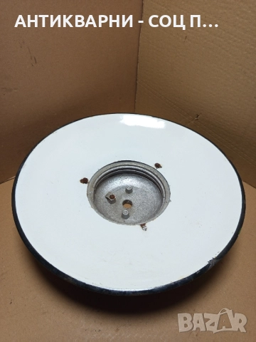 Соц Стара Емайлирана Лампа. , снимка 5 - Антикварни и старинни предмети - 51781617