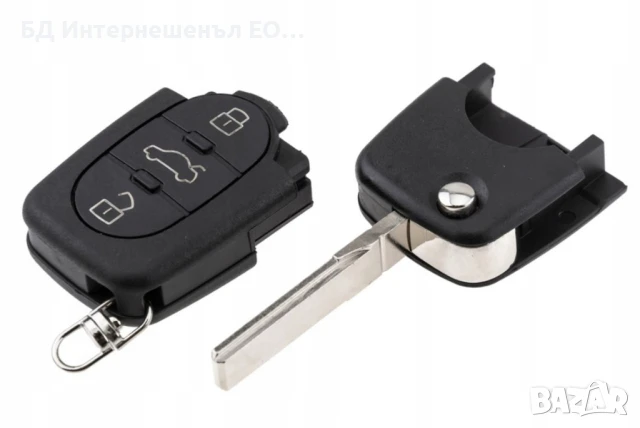Кутийка за ключ с 3 бутона AUDI A2, A3, A4 B5, A4 B6, A6 C5, TT, VW BORA, GOLF IV ,PASSAT B5 FL,