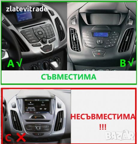 FORD TRANSIT CONNECT 2014/2018 9 " андроид навигация,9768-ZHIL, снимка 2 - Навигация за кола - 45793108