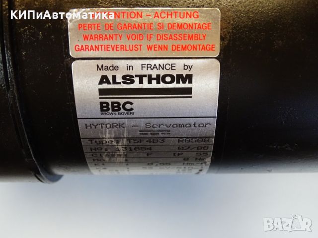 Сервомотор ALSTHOM BBC T5F4B3 R0508 servomotor 8Nm 3100min-1, снимка 3 - Резервни части за машини - 46585111