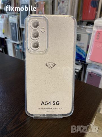 Samsung Galaxy A54 5G Прозрачен блестящ гръб/кейс, снимка 1 - Калъфи, кейсове - 46348829