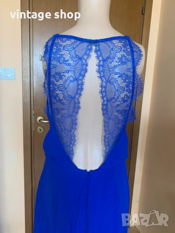 Рокля в кобалтово синьо Samsøe Samsøe, снимка 3 - Рокли - 53851391