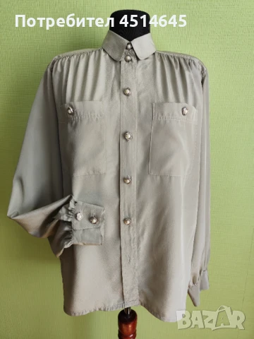 Елегантна дамска блуза от естествена коприна 