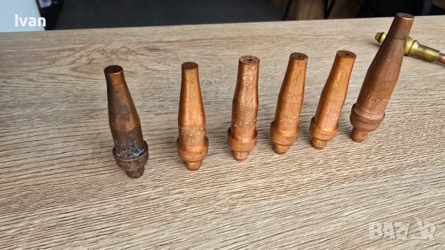 Комплект 6 бр. оригинални дюзи Victor 1-101 за рязане (Ацетилен)