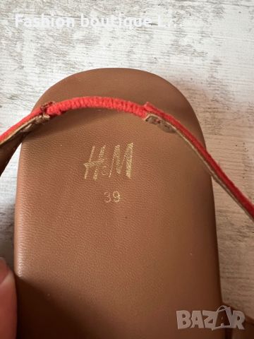 H&M Оранжеви сандали 39 размер 🧡, снимка 2 - Сандали - 45422470