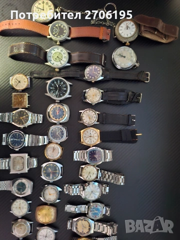 Лот от часовници - механични и кварцови , снимка 4 - Мъжки - 53192022