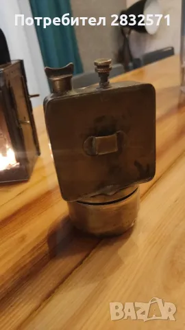 Германски карбиден фенер, снимка 9 - Антикварни и старинни предмети - 50382396