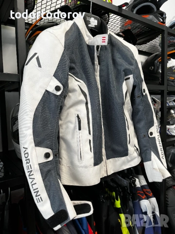 Дамско Текстилно мото яке ADRENALINE MESHTEC 2.0 GREY/WHITE 38 S-M 107.57 лв. / 55 €, снимка 3 - Аксесоари и консумативи - 53731396