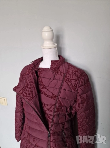 Страхотно дамско зимно яке палто DESIGIAL размер 42 , ново с етикет , снимка 3 - Якета - 52399350