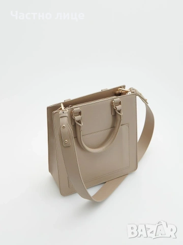 Чисто нова дамска чанта с къса и дълга дръжка 