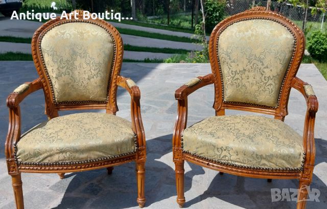 Антични Кресла, снимка 4 - Дивани и мека мебел - 45456728
