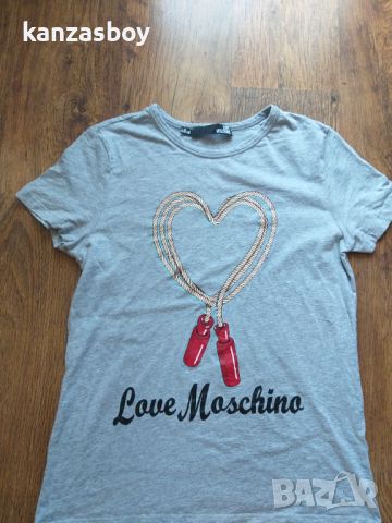 love moschino - страхотна дамска тениска L, снимка 3 - Тениски - 45242381