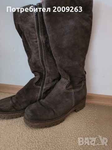Дамски ботуши велур , снимка 1