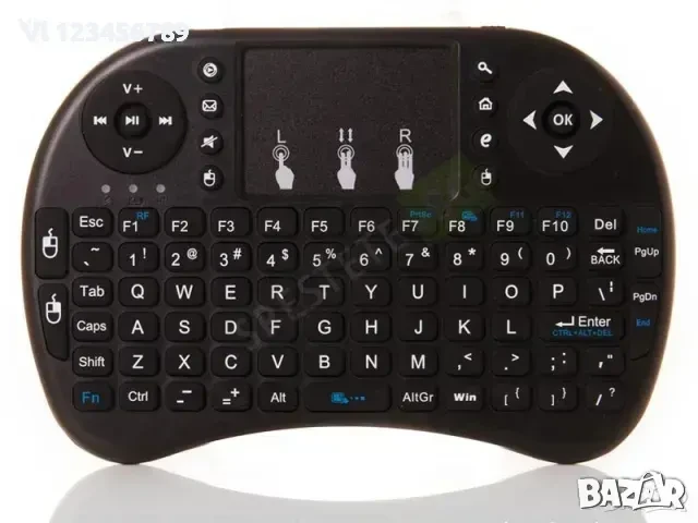 Смарт-Безжична клавиатура с TouchPad. смартфон, компютър,TV box, смарт TV, снимка 3 - Дистанционни - 50740026