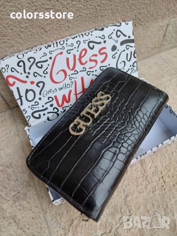Дамско черно портмоне Guess/SG51p, снимка 3 - Портфейли, портмонета - 51739828