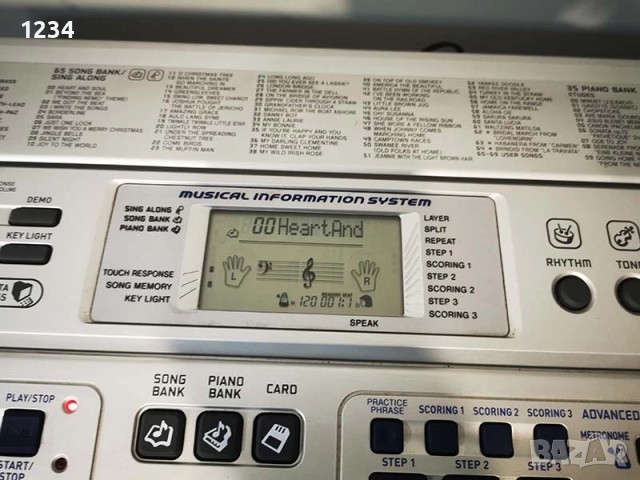 синтезатор клавир CASIO LK-90TV пиано с USB и динамична светеща клавиатура , снимка 6 - Синтезатори - 52855710