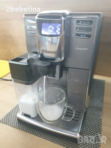 Saeco Inkanto HD - внос , с кана за мляко и консумативи, снимка 8 - Кафемашини - 53415001