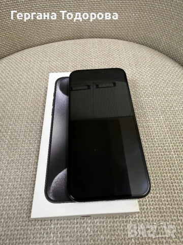 iPhone 15 Pro Max НОВ Titanium Black 256GB, снимка 10 - Apple iPhone - 53906383