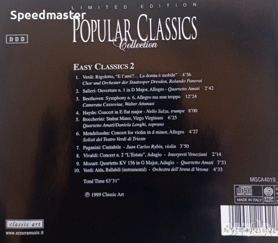 Popular Classics Collection 4CD, снимка 4 - CD дискове - 53767785
