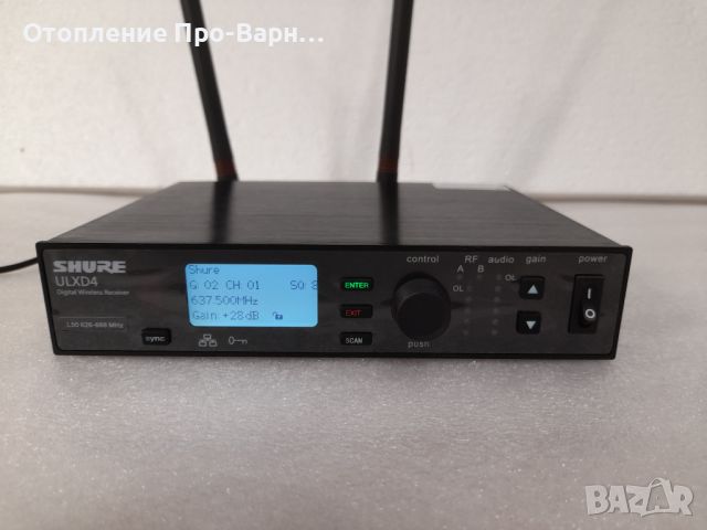 Професионален микрофон SHURE ULXD24/B58 - внос USA (Made in Mexico), снимка 5 - Микрофони - 46290069