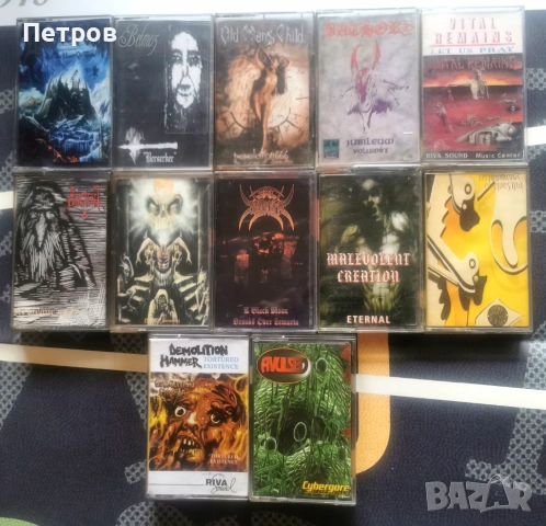 Намалена цена! Редки метъл аудио касети - траш, дет, блек, дуум., снимка 13 - Аудио касети - 54211532