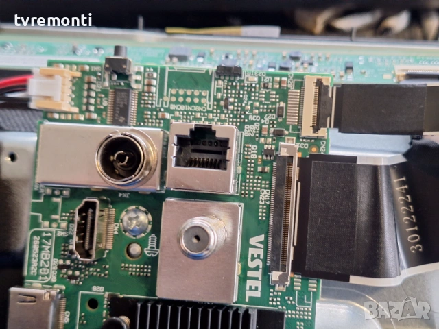 Main Board 17mb281 , for,  TELEFUNKEN  модел 32VEF2000 32inc DISPLAY VES315UNFH-L3-Z01 , снимка 3 - Части и Платки - 54007533