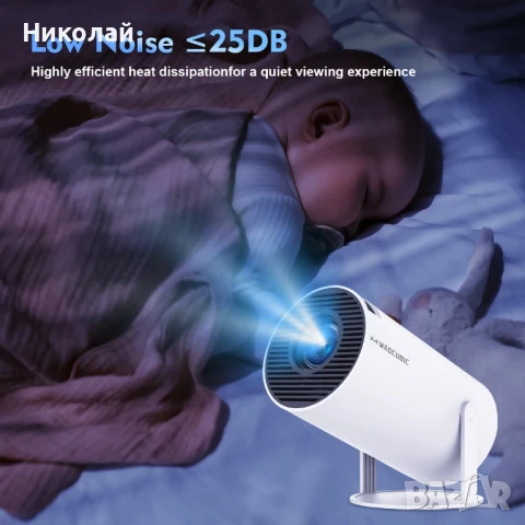 4K Проектор S30 Pro – Android 11, WiFi6, 290ANSI, BT5.0, Домашно Кино