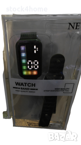Нов LED електронен часовник H1 сензорен екран 2024, снимка 2 - Смарт часовници - 44949984