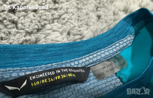 Термоблуза Salewa Pedroc Hybrid, Размер XS, снимка 5 - Блузи с дълъг ръкав и пуловери - 54283516