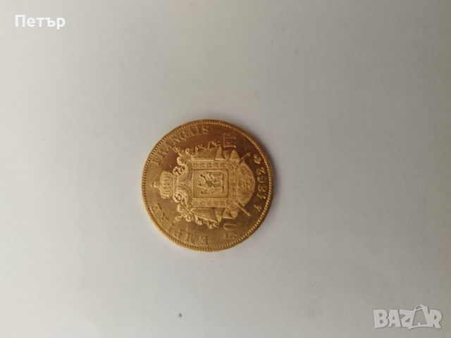 50 златни франка Наполеон с венец, снимка 2 - Нумизматика и бонистика - 45062623