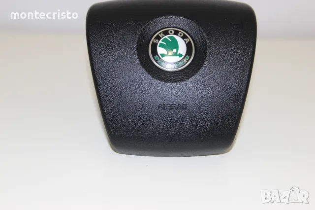 Airbag волан Skoda Octavia II (2004-2008г.) 1Z0 880 201 S / 1Z0880201S / ляв airbag / четирилъчев, снимка 4 - Части - 49701577
