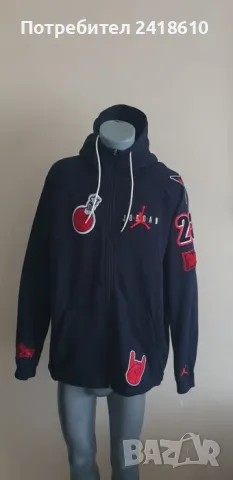 Jordan Full Zip Hoodie Slim Fit Mens Size 2XL НОВО! ОРИГИНАЛ! Мъжки Суичер!, снимка 8 - Спортни дрехи, екипи - 47131114