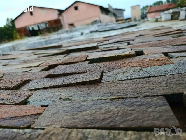 Кафяв естествен камък (гнайс) - тухлички и плочи | Топ цена, бърза доставка